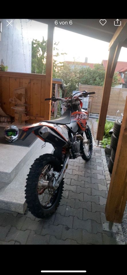 Ktm exc 450 in Hebertsfelden