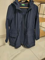 Gr 38 dunkelblau leichte lange Jacke united colors of Benetton Hessen - Altenstadt Vorschau