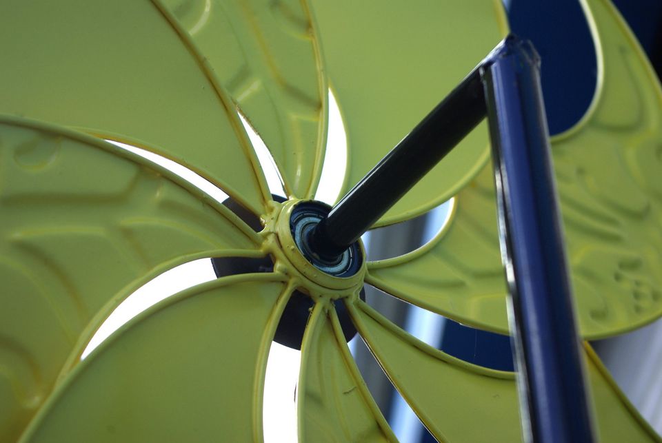 XXL 72 x 220 cm Windrad Garten Metall Windmühle Windspiel groß in Tornesch
