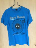 T-Shirt Herren blau mit Aufdruck Größe L Nordrhein-Westfalen - Lengerich Vorschau