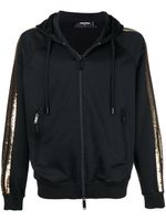 DSQUARED2 Kapuzenjacke Hoodie Schwarz mit Pailletten Gr. L Nordrhein-Westfalen - Hilden Vorschau