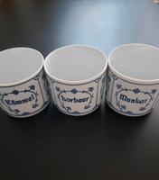 3 Gewürzbehälter, Blau, Jäger, DDR, Keramik Niedersachsen - Scheeßel Vorschau