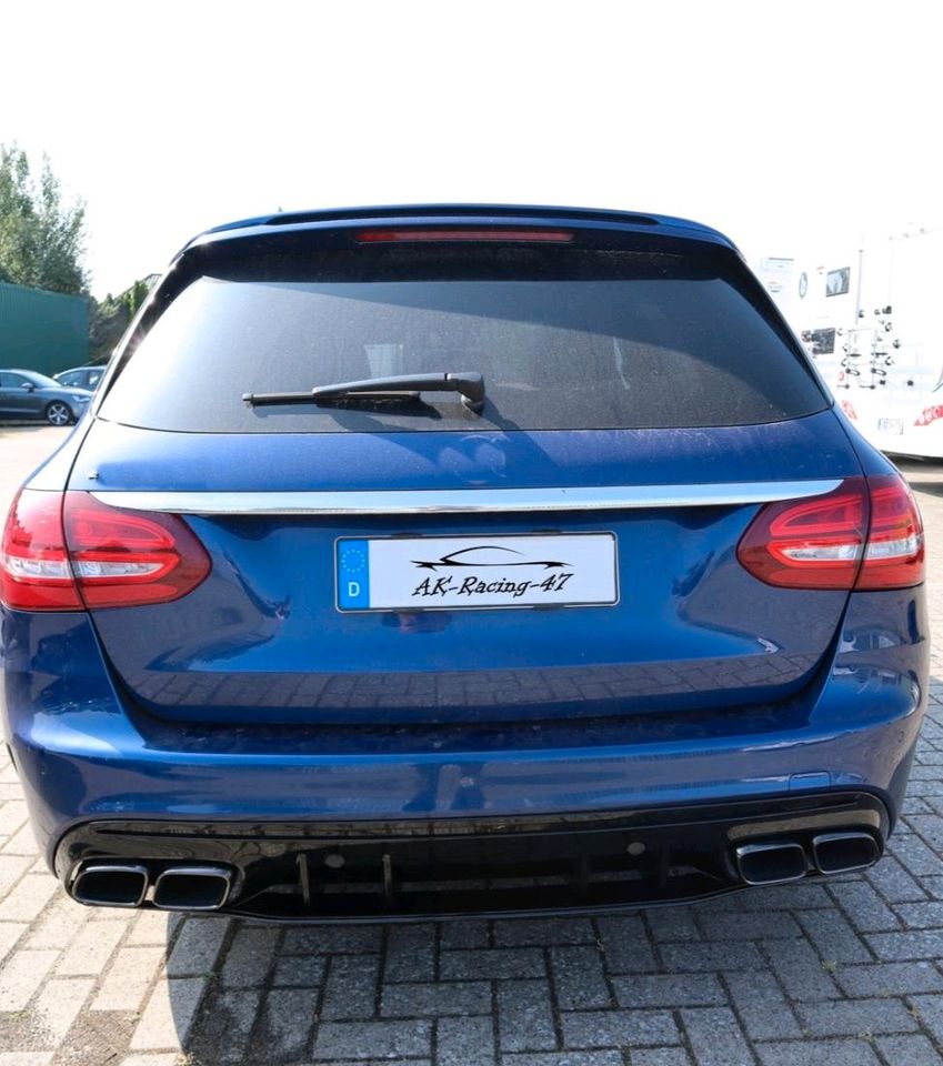 Diffusor Mercedes C-Klasse W205 S205 C205 A205 C43 C63s AMG HECK in Fürstenau