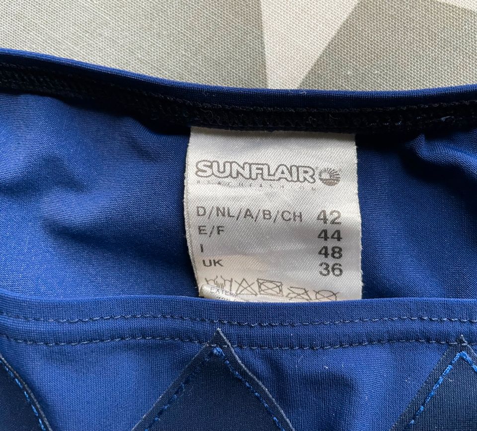 Bikini sunflair beach Pailletten & Applikationen C-Cup 42 xl blau in Hamburg