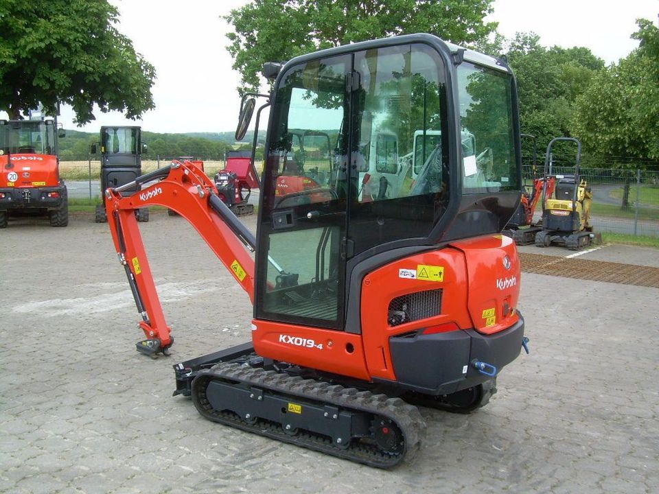 Kubota KX 019-4, BJ 23, 3 BH, Kabine, SW MS01 in Höxter