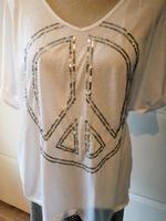 T-shirt Peace Größe 44 46 Gina Benotti Neuwertig Nordrhein-Westfalen - Burbach Vorschau