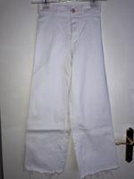 NEU! Frauen Hose Mango weites Bein, verkürzter Schnitt Gr. S weiß Hessen - Kassel Vorschau