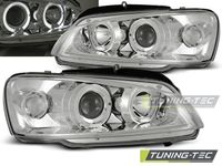 Tuning-Tec LED Angel Eyes Scheinwerfer für Peugeot 106 96-03 chro Nordrhein-Westfalen - Viersen Vorschau