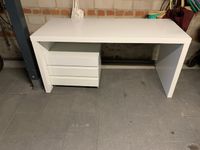 Schreibtisch mit Rollcontainer weiß Nordrhein-Westfalen - Meerbusch Vorschau