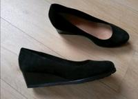 Schwarze Leder Pumps Bayern - Miesbach Vorschau