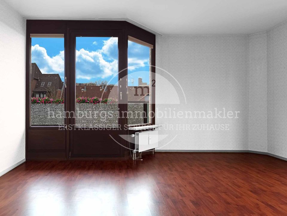 Lichtdurchflutete 3-Zi.-Wohnung mit Balkon im grünen Hamburg-Niendorf in Hamburg