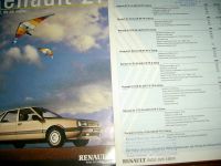 Prospekt RENAULT 21 von 1986 + Beiblatt Preise - Portofrei! Nordrhein-Westfalen - Moers Vorschau
