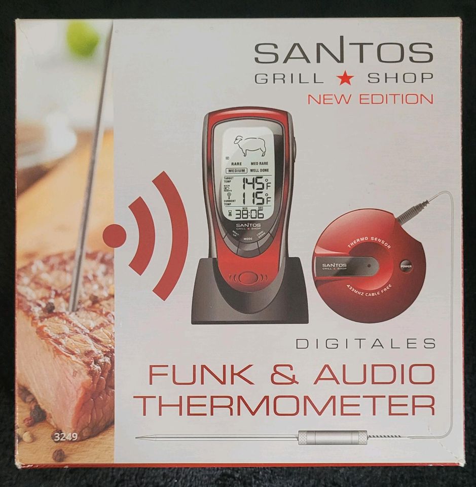 SANTOS Digitales Funk & Audio Thermometer in Bergheim