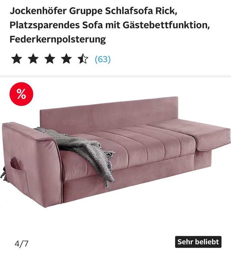 Sofa mit Bettfunktion in Potsdam