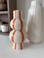 Vase neu orange streifen gestreift boho skandi Nordrhein-Westfalen - Herford Vorschau