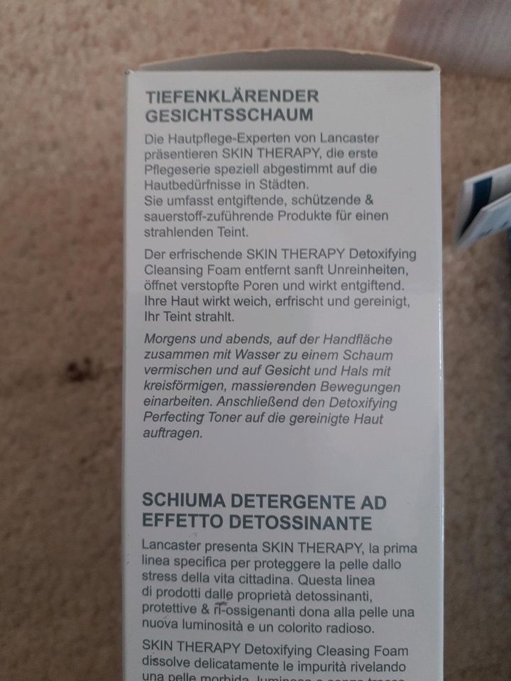 Lancaster skin Therapy Detoxifying foam/Reinigungsschaum Neu +Ovp in Estenfeld