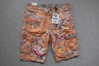 Jetlag Cargo Shorts mit floralem Muster Orange Flower W33 Größe L Hessen - Niddatal Vorschau