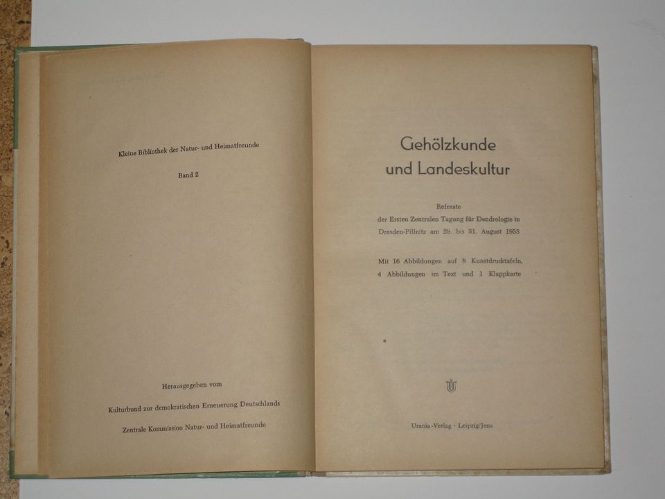 Gehölzkunde und Landeskultur - Buch von 1954 in Lichtenfels