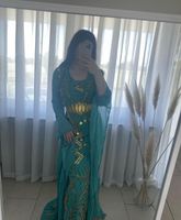 Kurdisches Kleid fistan Kaftan blau türkis Nordrhein-Westfalen - Herford Vorschau