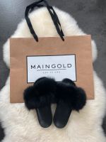 Maingold Slipper Echtpelz Schwarz 39 -NEU- Bayern - Marktheidenfeld Vorschau