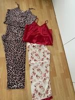 Nachtwäsche, Satin Pyjama , Schlafanzug Gr Xl Bremen - Vegesack Vorschau