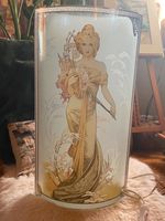 Mucha Glaslampe Steh Lampe Jugendstil gross Hessen - Dreieich Vorschau