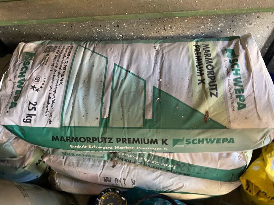 Marmorputz Premium K, 12 Sack je 25 kg in Kissing