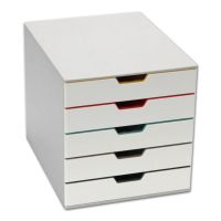 DURABLE Schubladenbox VARICOLOR mit bunten Farblinienmit 5 Schub Nordrhein-Westfalen - Iserlohn Vorschau