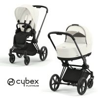 Cybex Platinum Priam Kinderwagen - New Generation - Off White - Gestell Matt Black - Lux Carry Cot Babywanne - NEU - TOP ANGEBOT Hessen - Fulda Vorschau