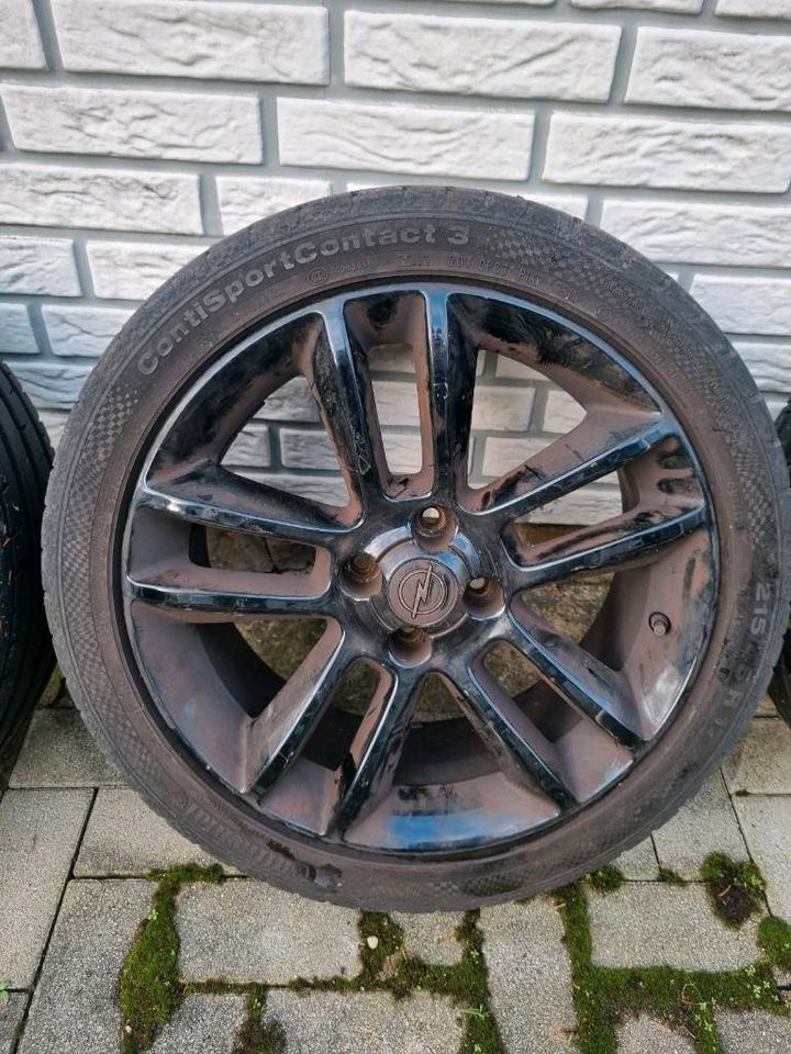 Original Opel Corsa Adam OPC Alufelgen 215/45/17 Sommerreifen in Hattingen