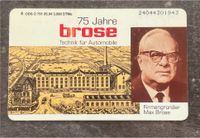 Telefonkarte 75 Jahre Brose Bayern - Weitramsdorf Vorschau