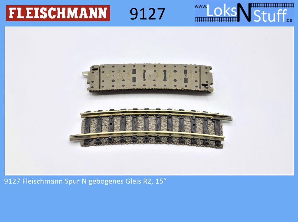 9179  9178 Fleischmann Spur N Weiche Handb. leitendes Herzstück in Eschwege