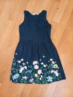 Kleid dunkelblau Blumenprint h&m 134/140 München - Sendling Vorschau