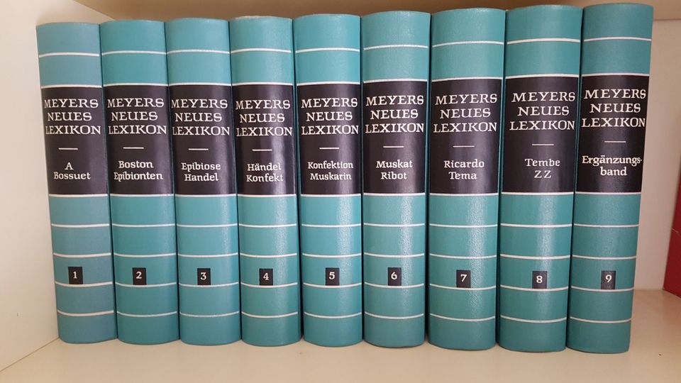 Meyers Neues Lexikon 9 Bände in Dresden