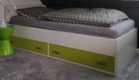 Bett 1x2m mit grünen Schubladen Schleswig-Holstein - Kisdorf Vorschau