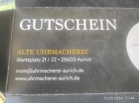 50 Euro Gutschein für die Alte Uhrmacherei in Aurich Nordrhein-Westfalen - Detmold Vorschau