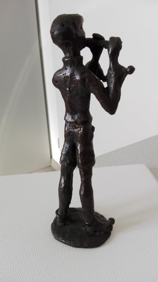 Flötenspieler  in Bronze in Heinsberg