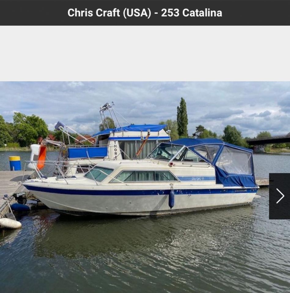 Motorboot Chris Craft 253 Catalina in Berlin