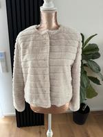 Wunderschöne Fake Pelz Fell Jacke Creme Natur weiß ivory m only Bayern - Bad Füssing Vorschau
