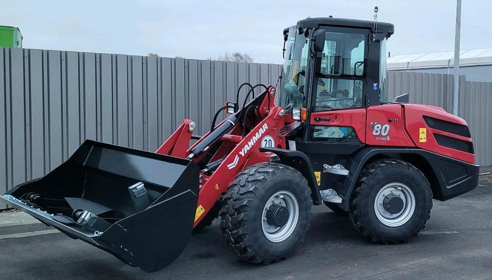 Radlader 5t Yanmar V80 Vermietung Mieten Leihen Verleih in Seesen