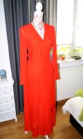 Vintages Maxikleid Gr.38 Boho-Stil Kordelzug + Quasten, Kleid rot Niedersachsen - Schortens Vorschau