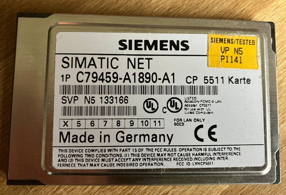 Siemens Simatic Net C79459-A1890-A1 E: 04 CP 5511 Karte LAN in Witten