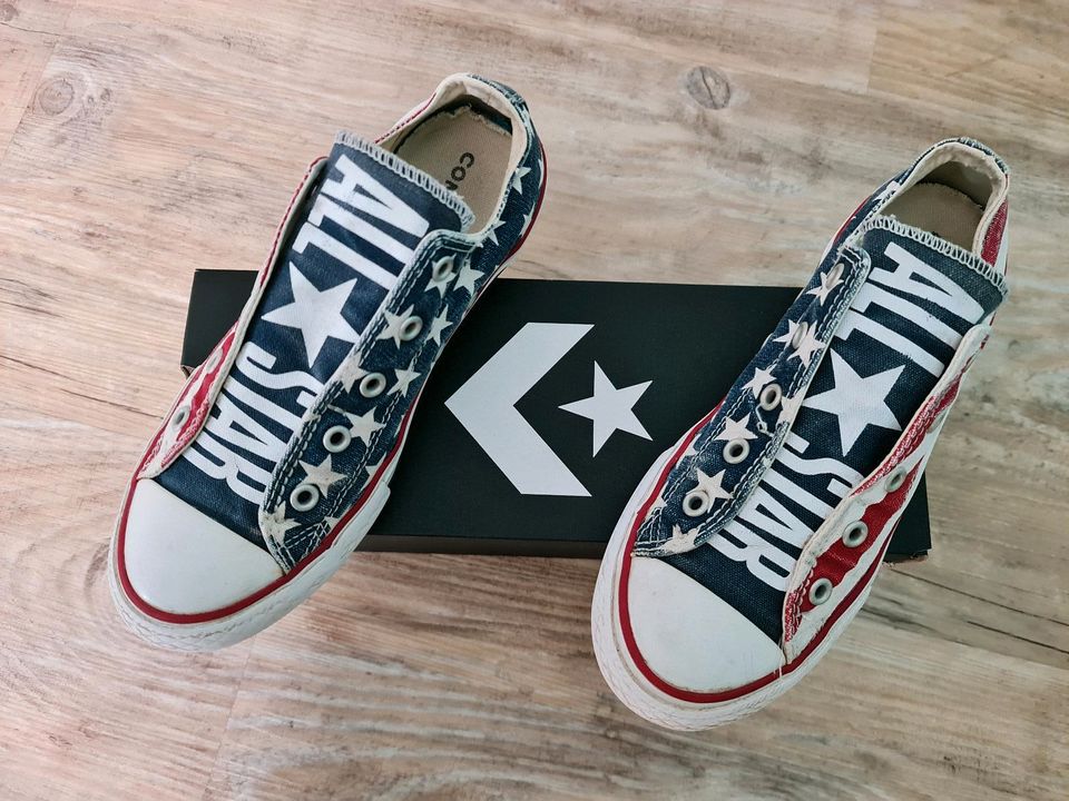 Coole Converse Chucks Slip in Stars & Stripes  36 in Rees