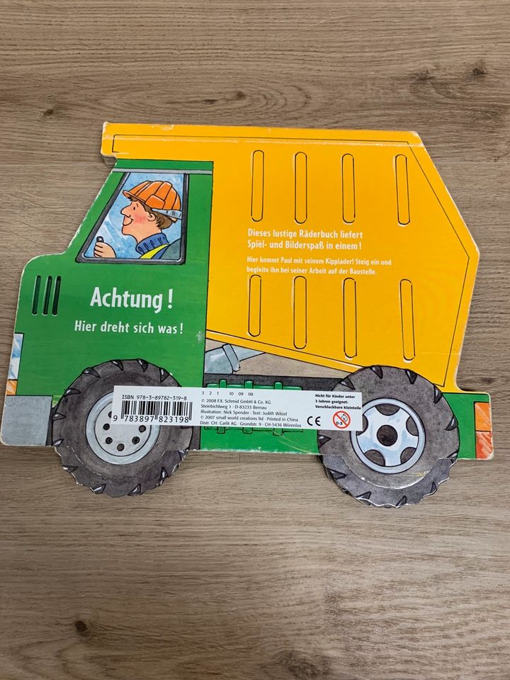 Kinderbuch Heute fahre ich Kipplader in Rheinzabern