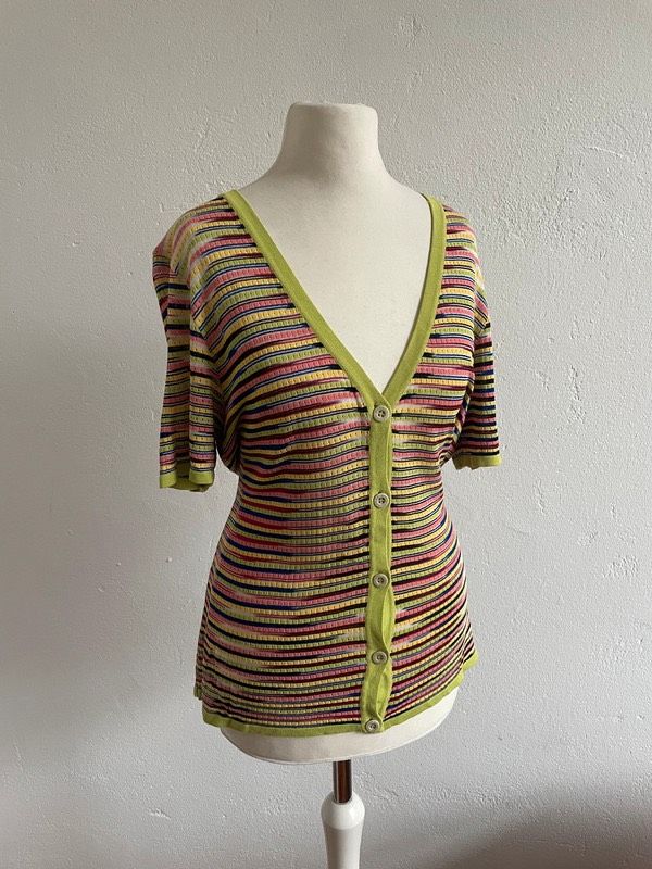 Missoni Shirt Strickjacke bunt gestreift Vintage in Berlin