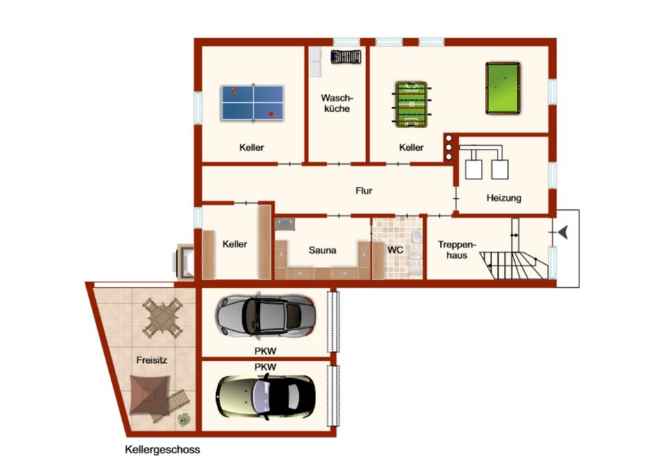 Wohnhaus mit Mehrgenerationen-Wohnungsmöglichkeit in Weidhausen