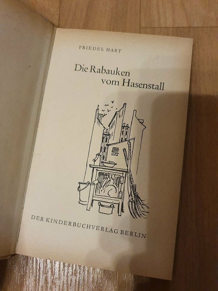 Kinderbuch DDR Friedel Hart Die Rabauken vom Hasenstall in Halle