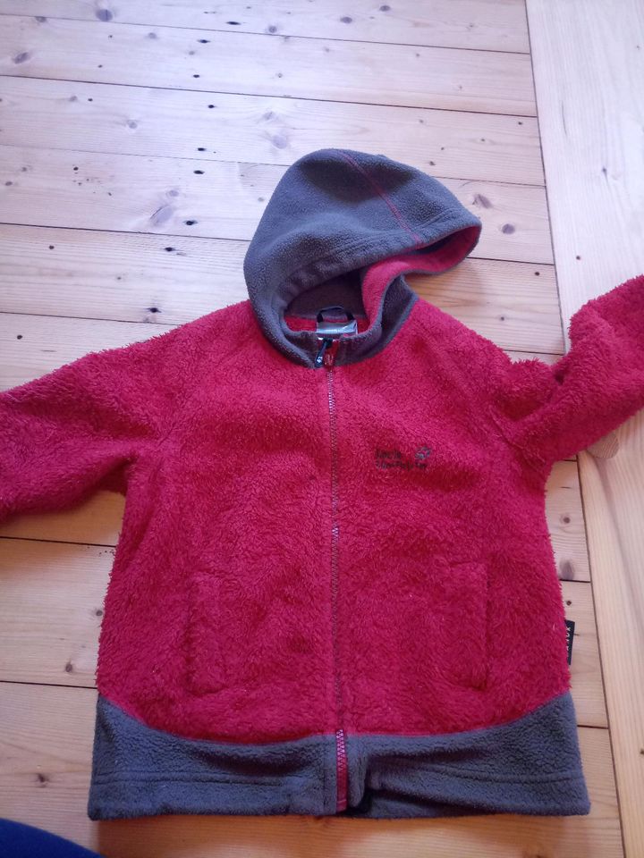 Teddyfleece Fleecejacke Jack Wolfskin 116 in Hilter am Teutoburger Wald