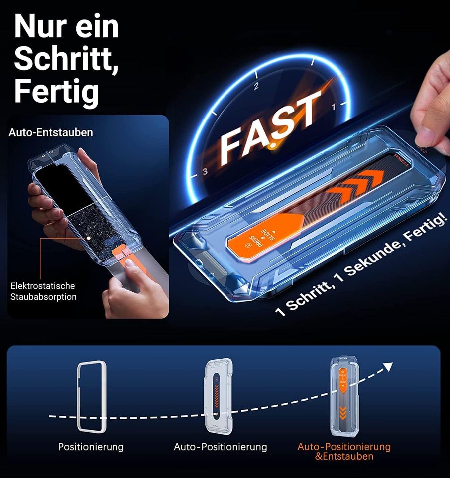 NEU Torras Master Schutzglas für iPhone 14 Pro in Mannheim