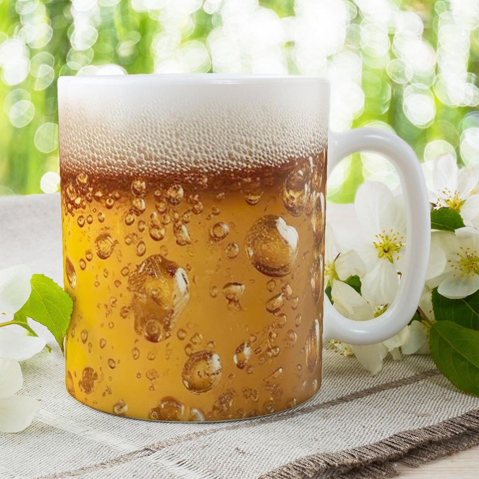 Tasse Geschenk zum Vatertag Bier Motiv Bierglas Kaffeetasse in Bochum